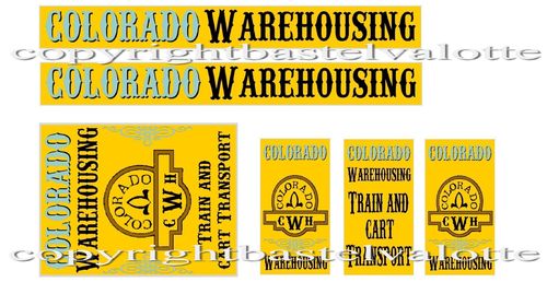 Westernhaus - Colorado Warehousing  - Aufkleber Vinyl matt