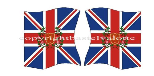 Flaggen Set 424 British 40th Infantry Regiment 2nd Somersetshire King's Colour