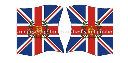 Flaggen Set 428 British 44th Infantry Regiment 2nd Battalion King's Colour