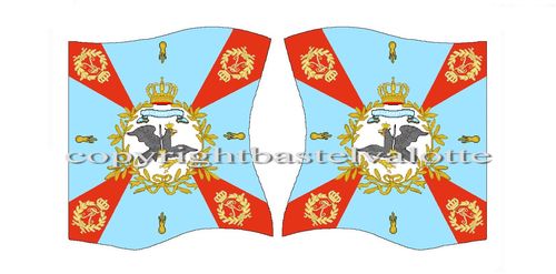 Flaggen Set 204 Prussia 44th Line Infantry Regiment Regimental Colour 1806