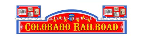Westernhaus Aufkleber -  Ranger Colorado Railroad   -
