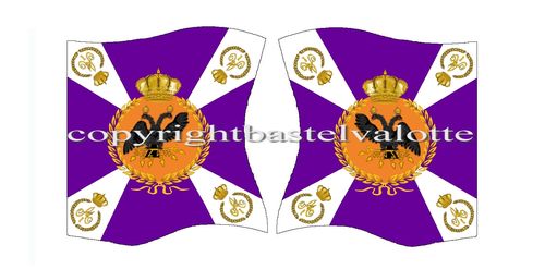 Flags Set 068 Russian Empire Line Infantry 16th Division Musketeer 1806