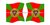 Flags Set 080 Russian Empire Line Infantry TOMSK MUSKETEER Regiment 1797-1812