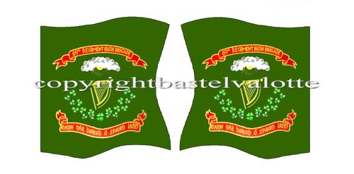 American flags-from  motif 180 69th Reg. Irish Brigade
