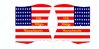 American flags-from  motif 185 15th Militia Massachusetts