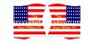 American flags motif 187 71st Regiment State Militia New York