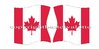 Amerikanische - Flaggen - Motiv 227 Canadian Flag